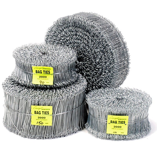 Bag Tie (Black/Galvanized) – Reinforcing Tie Wire