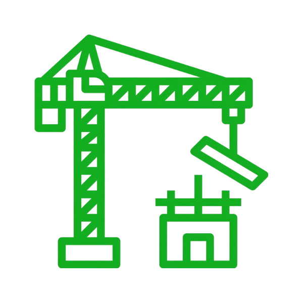Improving construction productivity icon